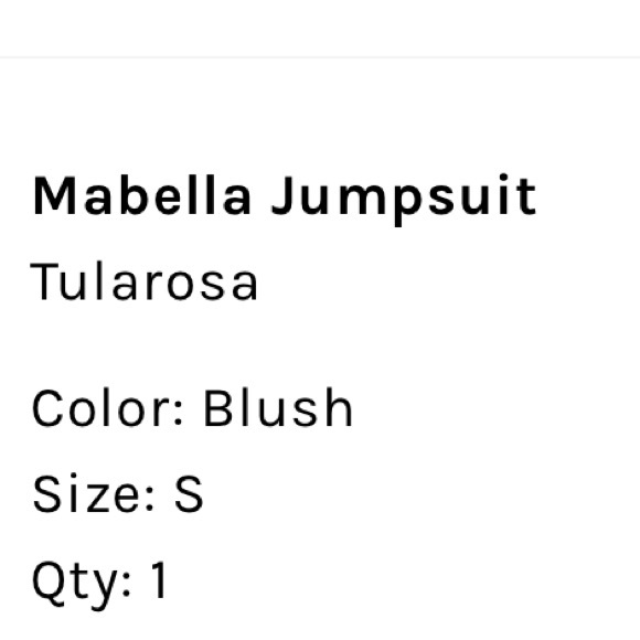 NEW Tularosa Mabella Jumpsuit - Picture 2 of 2